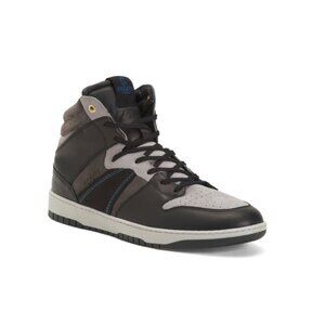 GREATS Black/grey Made In Portugal Suede Jmz Hightop Sneakers